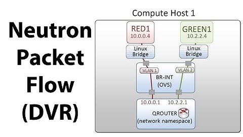 OpenStack Neutron Packet Walkthrough (DVR)