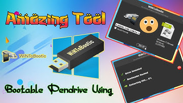 How to Create a Bootable USB Flash Drive For Windows 7 with WiNToBootic Software,