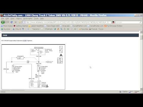 p0440 p0443 evaporative emissions codes fix engine code check light