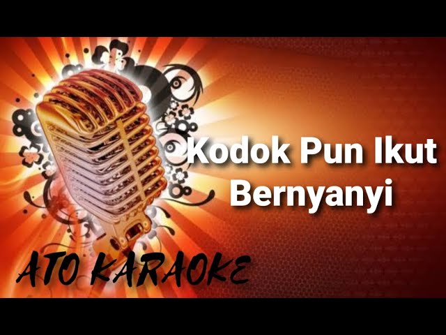 ARI WIBOWO - kodok pun ikut bernyanyi ( karaoke ) class=