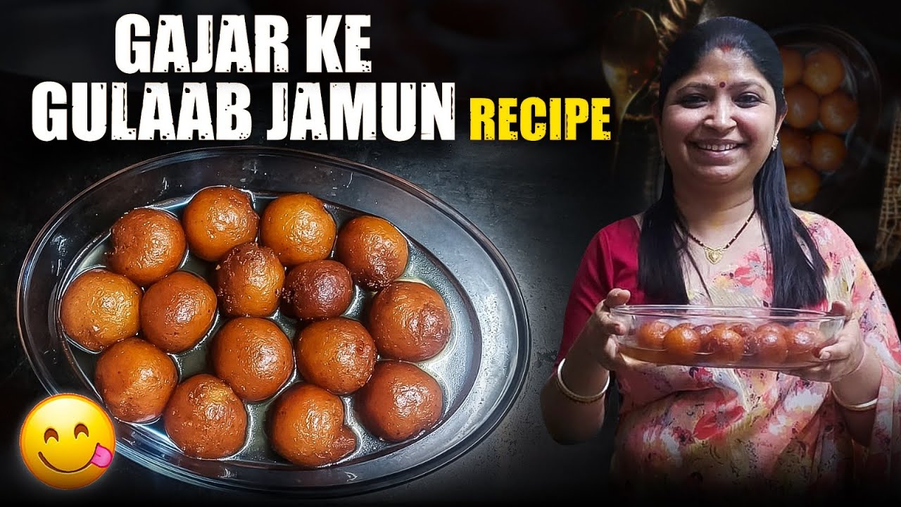 घर जैसा स्वाद वाले Gajar ke Gulab Jamun 😍 | Easy Homemade Sweet Recipe | Pukku Kitchen