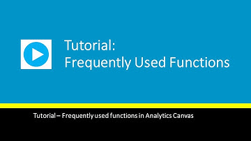 Frequently Used Functions Tutorial