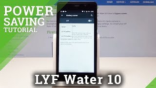 How to Enable Power Saving Mode in LYF Water 10 - Battery Saver screenshot 2