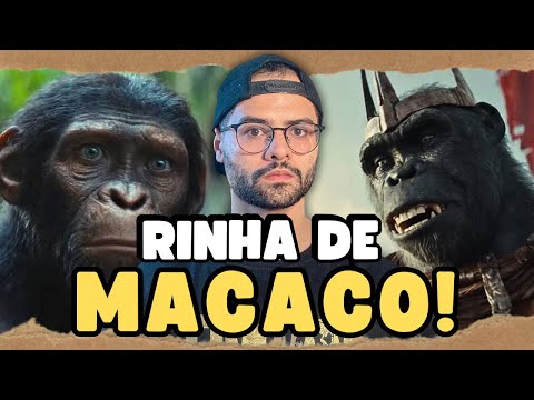 INSANO! reagindo ao trailer de PLANETA DOS MACACOS: O REINADO