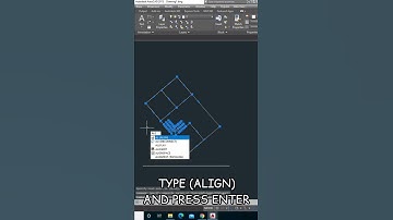 How to drawing parallel to screen with using align command in autocad #autocad #parallel #drawing