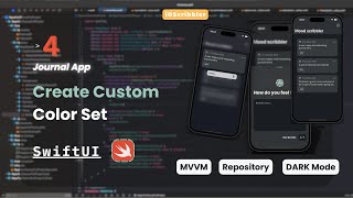 Journal App Part 4 | Setting Up Custom Colors in Xcode & using Enums for Theme Configuration