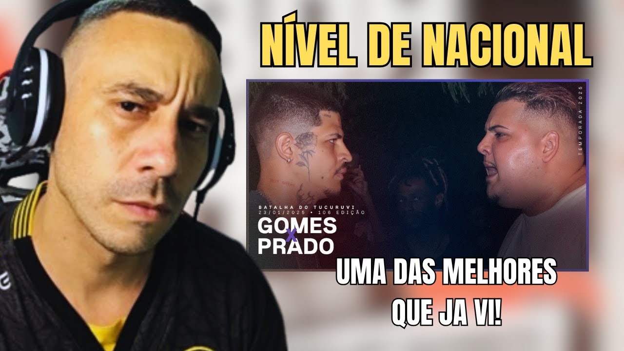 ZEN REACT- (MELHOR FINAL🔥) Gomes x Pradao | FINAL | BATALHA TUCURUVI 106