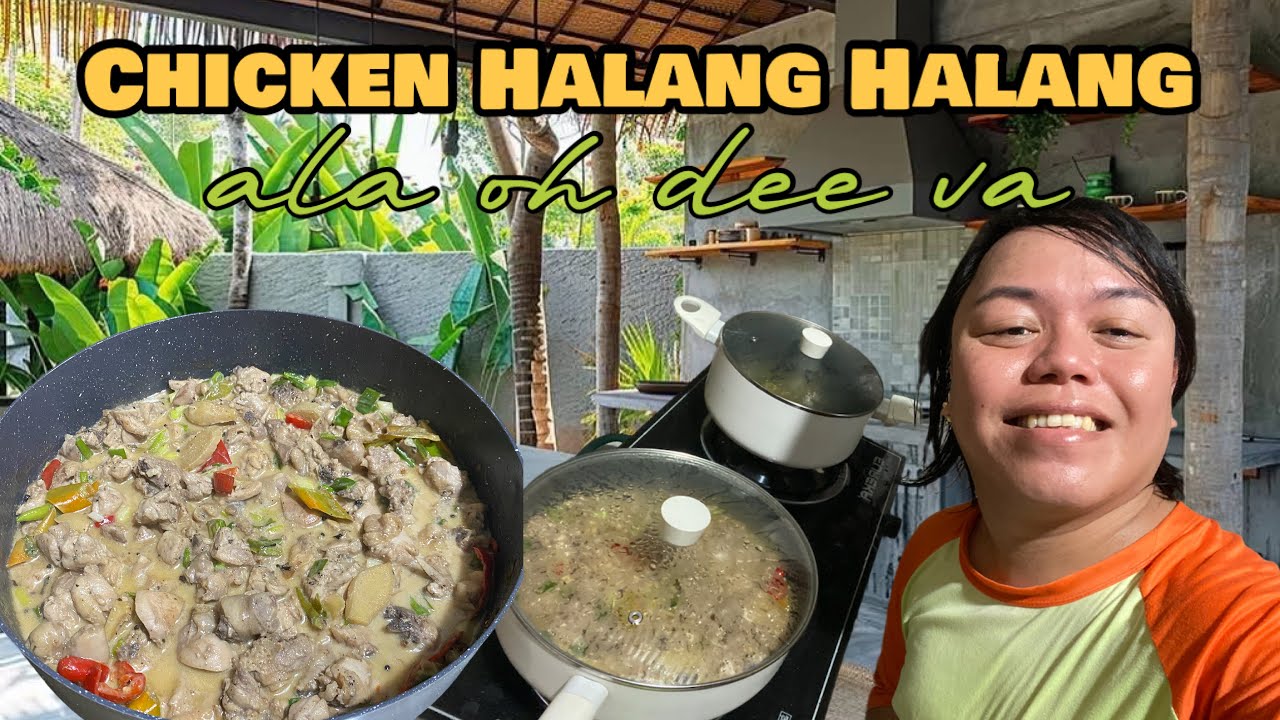 CHICKEN HALANG HALANG WITH GATA | COOKING SHOW | @ohdeeva