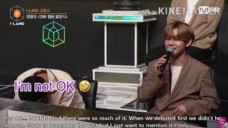 BTS in I-Land V talk about debut memories (Not much food to eat and the Chicken breast story)