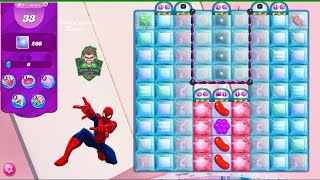Candy crush saga Level 10102 : New spiderman background