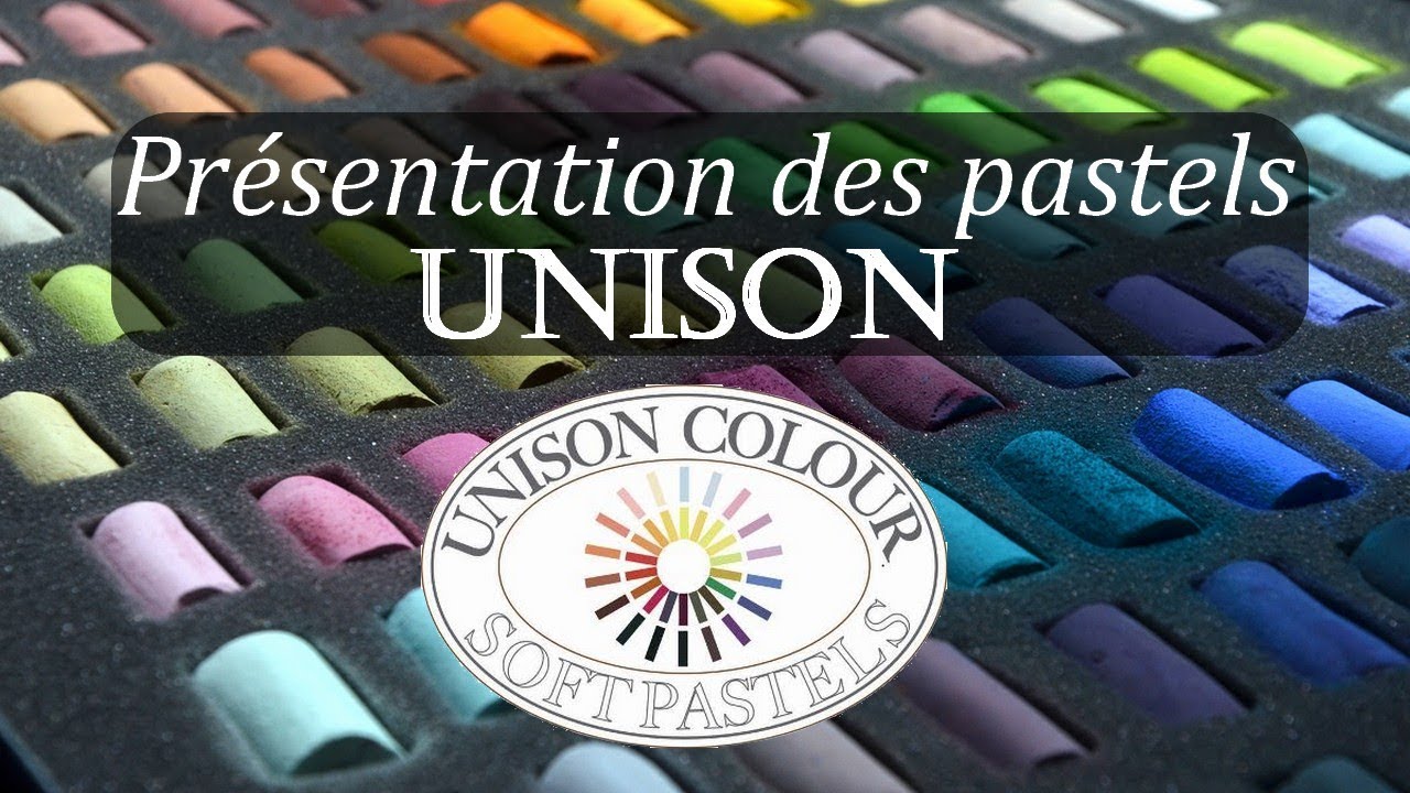 Présentation des pastels secs Unison YouTube