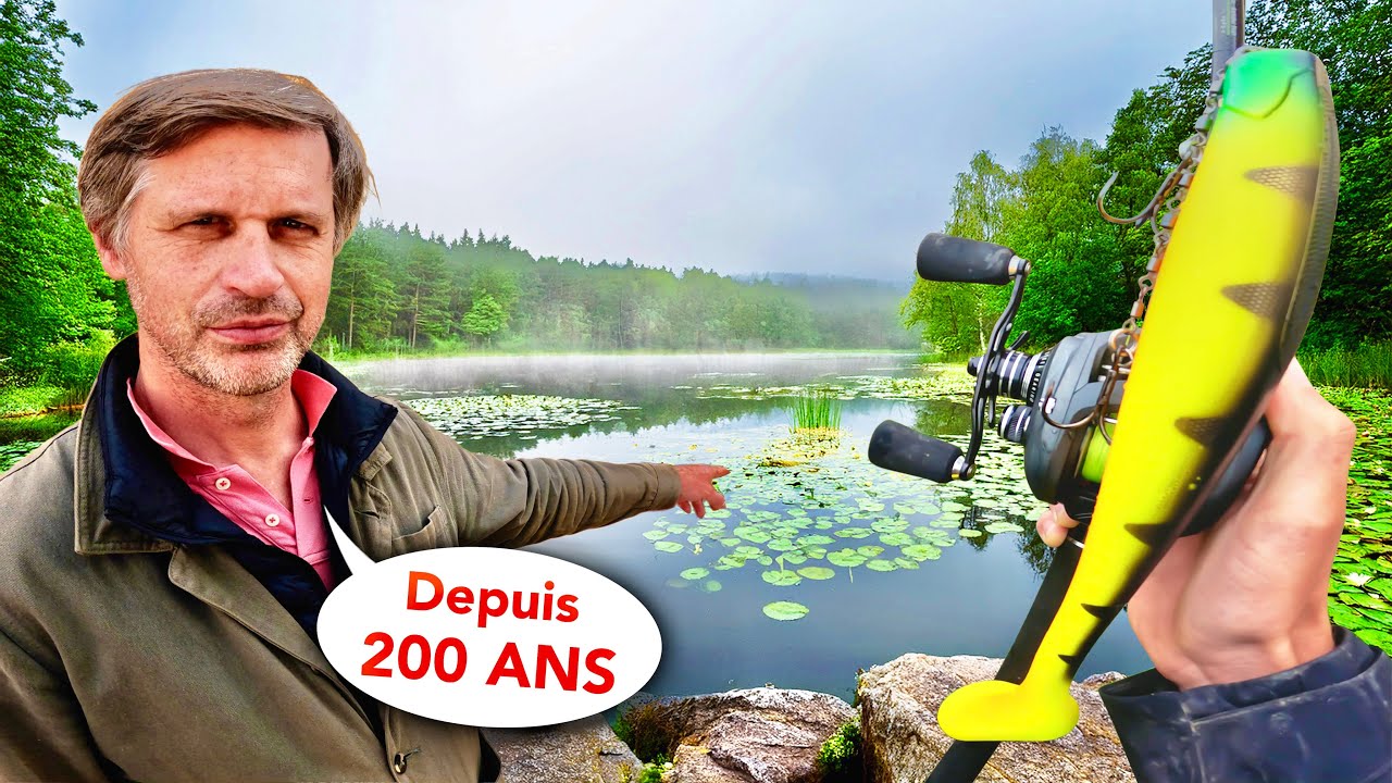 Son étang n'a jamais été pêché et ça cache des monstres !! (Pêche au leurre)