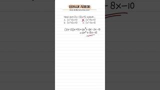 Soal Bentuk Aljabar #matematikasmp