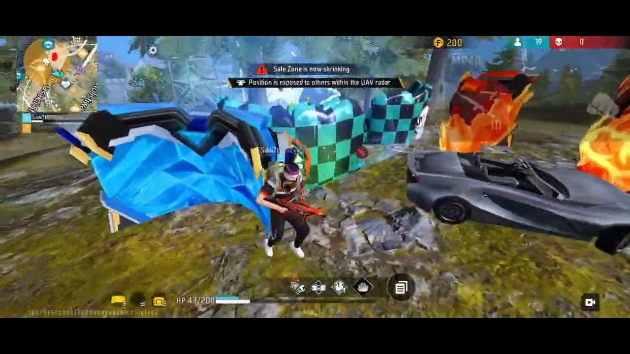 br rank push 1vs 4 klach full moment setap guluwal free fire gameplay ...