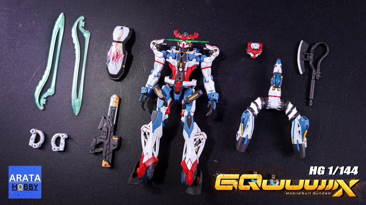 HG GQuuuuuuX 1/144 | Speed Build | ASMR BUILD | Review | Model Kit