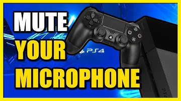 How to MUTE Microphone on Controller on PS4 Console (Disable Voice Chat)