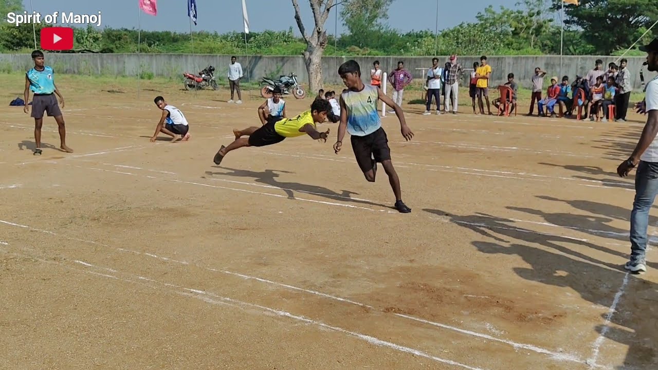 Jagtial vs Peddapalli match U17 boys Kho Kho Tournament 