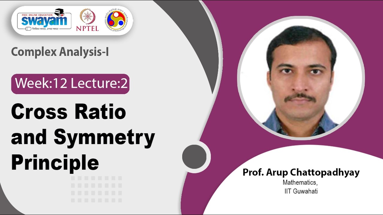 Lec 71: Cross Ratio and Symmetry Principle