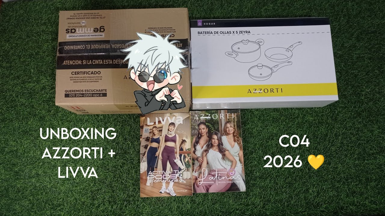 UNBOXING AZZORTI + LIVVA C04 2026 💛