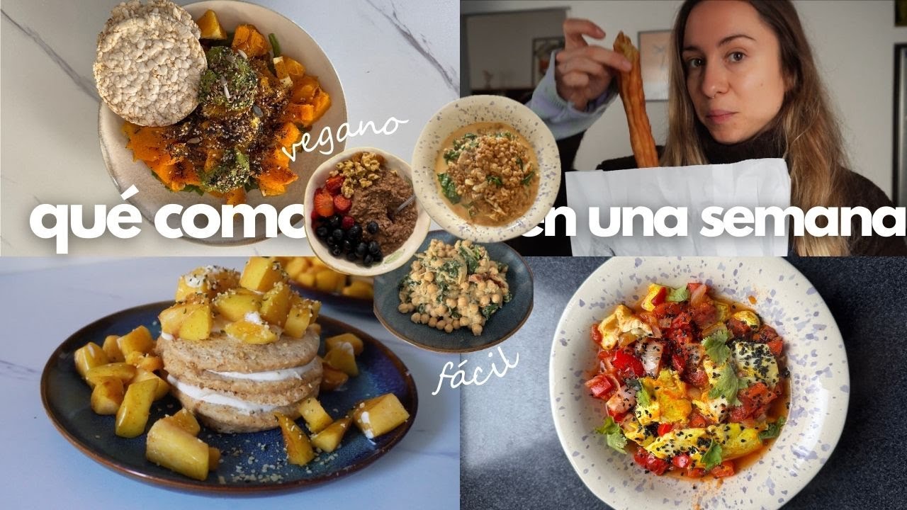 SEMANA de RECETAS VEGANAS, FÁCILES y SALUDABLES 🌱