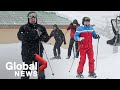 Putin takes Belarus president Lukashenko skiing in Sochi