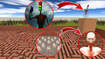 TRAFFIC LIGHT HEAD VS SCP 096 In Garry