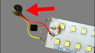 How to make music reactive Led light strip,sound detector diy idea