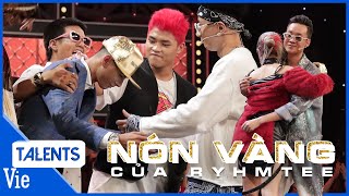 Justatee, Rhymastic TUNG NÓN VÀNG cứu TLinh và Lăng LD, lộ diện TOP 8 vòng Chung kết | Rap Việt