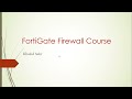 FortiGate Firewall | خالد صقر Khaled Sakr