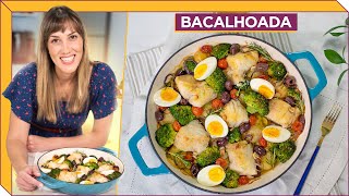 BACALHOADA COM BATATAS AO MURRO I Receitas e Temperos