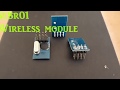 Arduino 2.4ghz wireless transmitter and receiver with nrf24lo1(se8r01) module