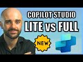 Novo Copilot Studio Lite vs Full: Quais as Diferenças? Entenda Antes de Usar!