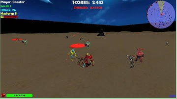 Unity3D-WebGL What Melee Game I created with Free Assets Player01