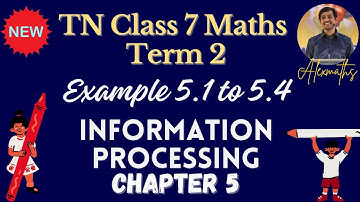Class 7 Term 2 Chapter 5  Information processing Example 5 .1 to 5. 4  full  TamilNadu Syllabus