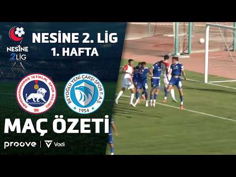 Akedaş Kahramanmaraş İstiklal vs. Beyoğlu Yeni Çarşı | Nesine 2nd League Red Group Week 1 Match H...