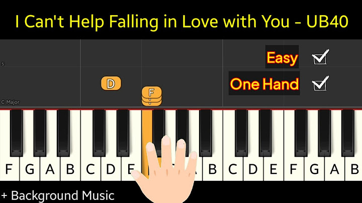 Can't Help Falling in Love Piano version - Piano performance video thumbnail