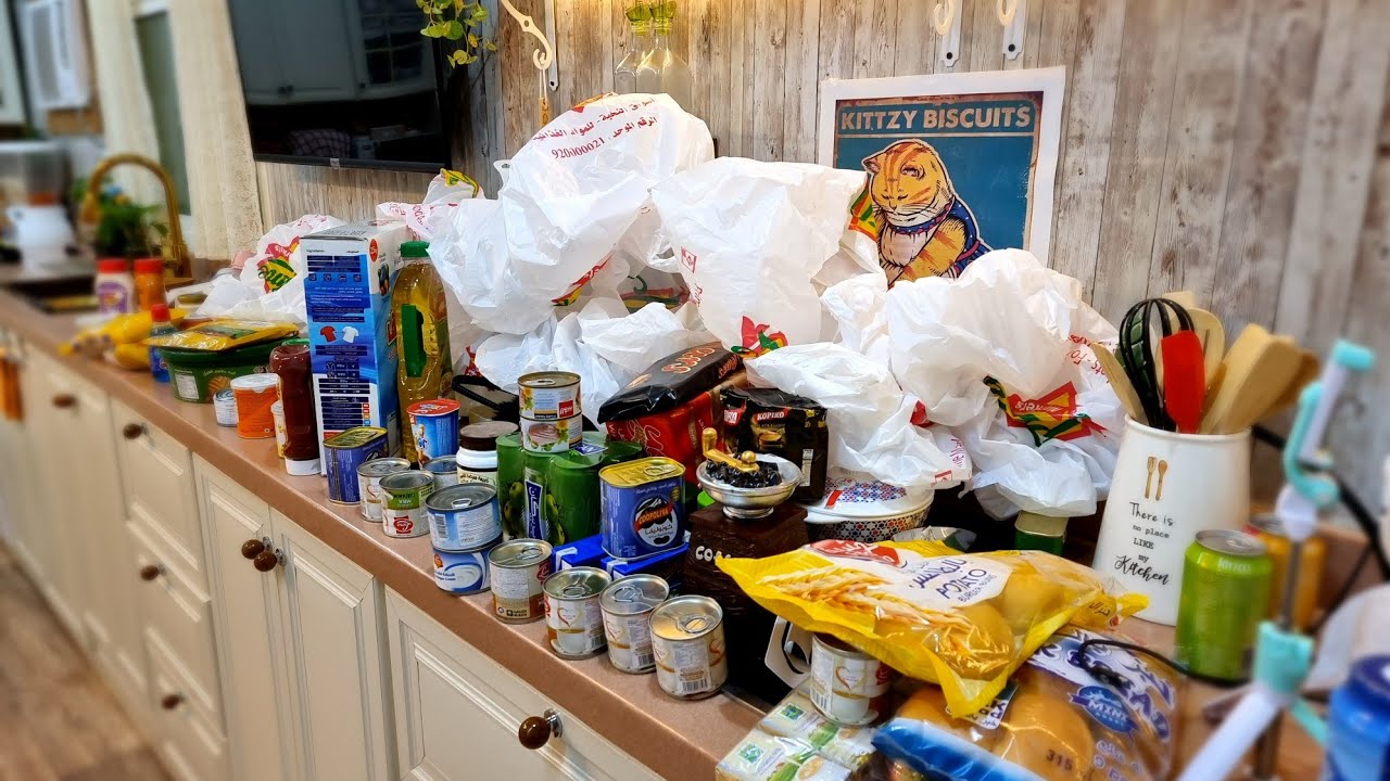 نزلت اشتريت السوق لبيتي🤣..مقاضي الشهر هالمره مو توفيريه.