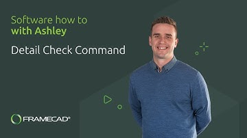 How to Use the Detail Check Command in FRAMECAD Steelwise software