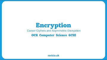 1.3.2.2 OCR GCSE Computer Science - Network Encryption