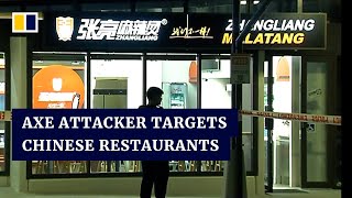 Axe-wielding man attacks diners at Chinese restaurants in New Zealand