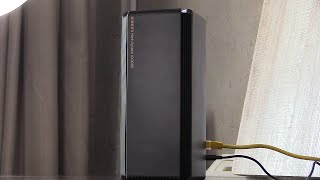 Xiaomi AX3000 Mesh router. A stealthy box with no unsightly antennae