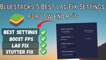 🔧Bluestacks 5 Lag Fix for Low end PC | ✅Best Bluestacks 5 Settings | 2022