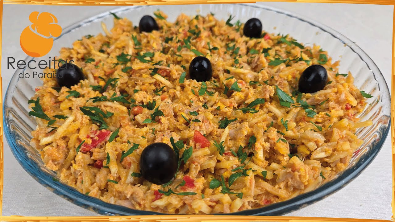 ATUM À BRÁS (receita rápida, económica e muito saborosa) |🍎Receitas do Paraíso