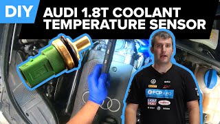 Audi A4 B6 1.8t Coolant Temperature Sensor Replacement DIY (A4, A6, Golf,  Passat, & More) 