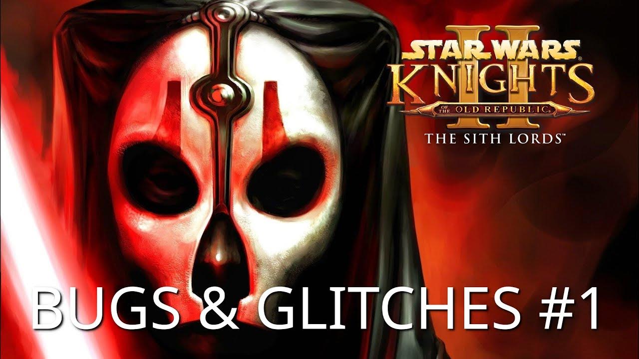 SW KotOR 2 The Sith Lords glitches and bugs compilation YouTube