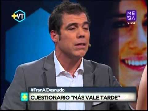 Fran Undurraga se confiesa en el cuestionario de Más Vale Tarde