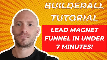 Builderall Tutorial - Lead Magnet Funnel In Under 7 Minutes