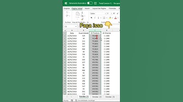 Tecla SHIFT para arrastar colunas no Excel