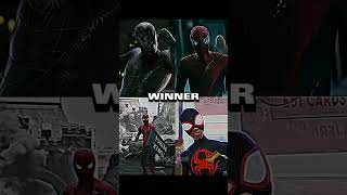 Spider Man (Tobey) vs Spider Man (Andrew) vs Spider Man (Tom) vs Spider Man (Miles) #shorts