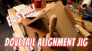 DIY Dovetail Alignment Jig: Upcycling Scrap Plywood for Precision Joinery #diy #dovetail #woodwork